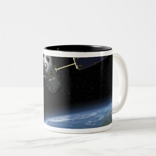 Dies ist ein KünstlerÃ, Zweifarbige Tasse (VorderseiteRechts)