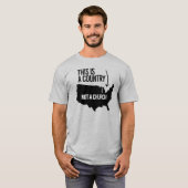 Dies ist ein Land, nicht eine Kirche T-Shirt (Vorne ganz)