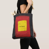 Dies ist ein Tote Bag Text Liebe Design. Tasche (Von Nahem)