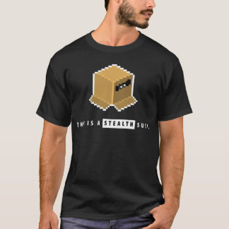 Dies ist ein versteckter Anzug (schwarz) T-Shirt