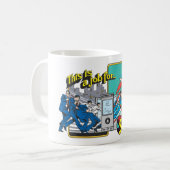 Dies ist eine Arbeit für � Superman 2 Kaffeetasse (Vorderseite Links)