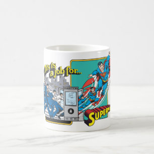 Dies ist eine Arbeit für � Superman 2 Kaffeetasse