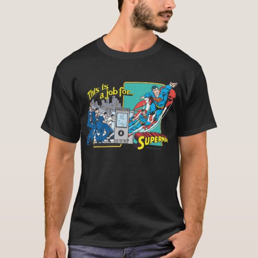 Dies ist eine Arbeit für � Superman 2 T-Shirt (Vorderseite)