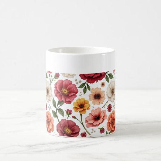 Dies ist eine Blume Design-Tasse Kaffeetasse (Mittel)