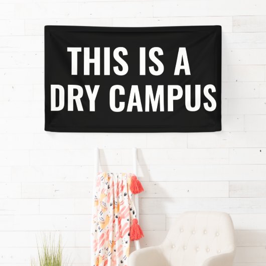 Dies ist eine Dry Campus Flag Banner Uni Dorm (Insitu)