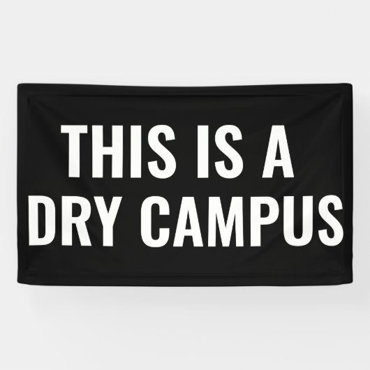 Dies ist eine Dry Campus Flag Banner Uni Dorm (Horizontal)