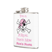 Dies ist eine echte Pirate-Mama mit dem Namen der Flachmann (Links)