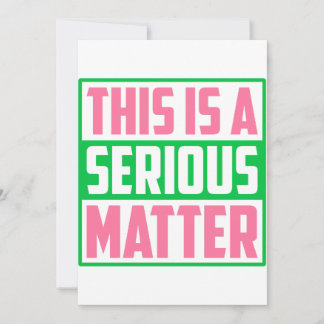 Dies ist eine ernsthafte Studentinnenverbindung AK Einladung