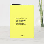 Dies ist eine motivierend Karte für den geschäftli (Rückseite)