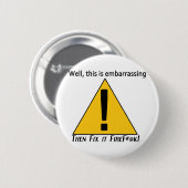 Dies ist Embarrassing 2 Button (Vorne & Hinten)