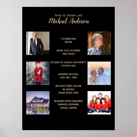 DIES IST IHR LEBEN - ZUSÄTZLICH FOTOS MILESTONES A POSTER (Vorne)