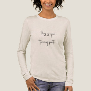 Dies ist Ihr Wendepunkt Tri-Blend Shirt