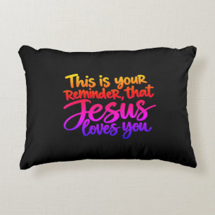 Dies ist Ihre Erinnerung daran, dass Jesus Sie lie Dekokissen