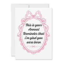 Dies ist Ihre jährliche Erinnerung daran, dass ich