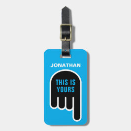 Dies ist Ihre (personalisierbare) Gepäckanhänger