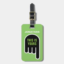 Dies ist Ihre (personalisierbare) Gepäckanhänger