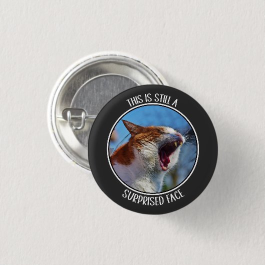 Dies ist immer noch ein überraschendes Gesicht lus Button (Vorne & Hinten)