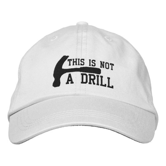 Dies ist kein Drill Bestickte Kappe (Vorderseite)
