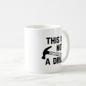 Dies ist kein Drill Kaffeetasse (VorderseiteRechts)