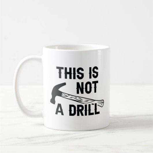 Dies ist kein Drill Kaffeetasse (Links)