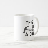 Dies ist kein Drill Kaffeetasse (VorderseiteRechts)