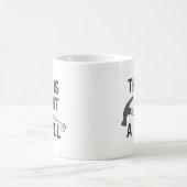 Dies ist kein Drill Kaffeetasse (Mittel)