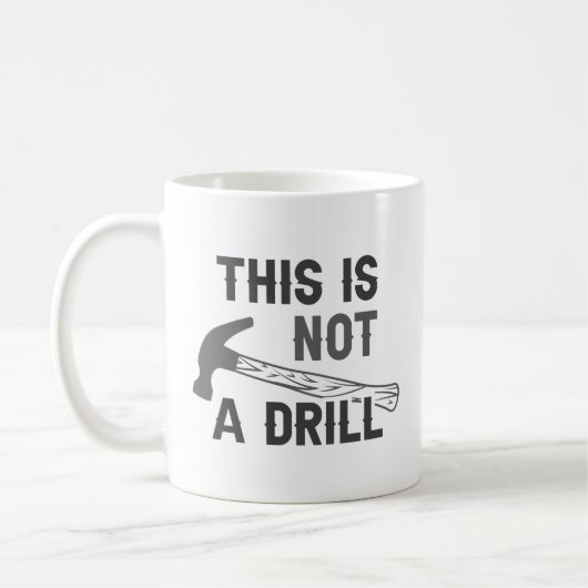 Dies ist kein Drill Kaffeetasse (Links)