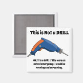 Dies ist kein Drill Magnet (Vorderseite/Rückseite)