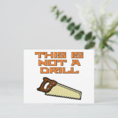 Dies ist kein Drill Postkarte (Stehend Vorderseite)