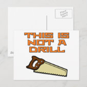 Dies ist kein Drill Postkarte (Vorne/Hinten)