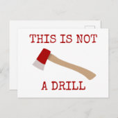Dies ist kein Drill Postkarte (Vorne/Hinten)