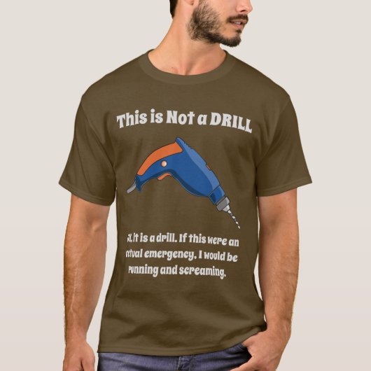Dies ist kein Drill-T - Shirt (Vorderseite)