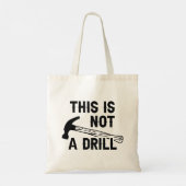 Dies ist kein Drill Tragetasche (Rückseite)