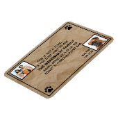 Dies ist kein Joke Foto Dog Magnet (Linke Seite)