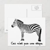 Dies ist kein Streifen Postkarte (Vorne/Hinten)