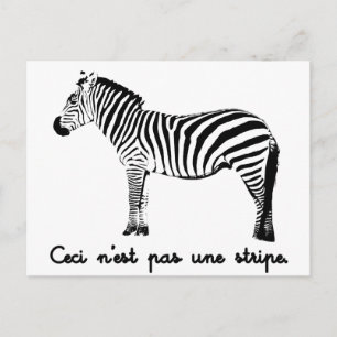 Dies ist kein Stripe Postkarte
