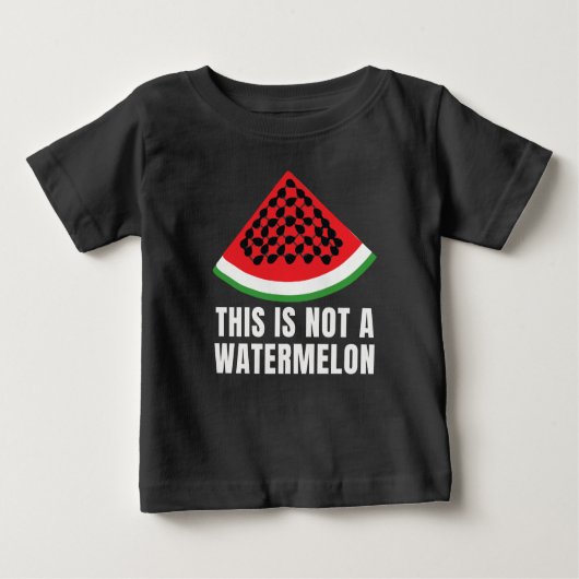 Dies ist kein Watermelon - ein palästinensischer F Baby T-shirt (Vorderseite)