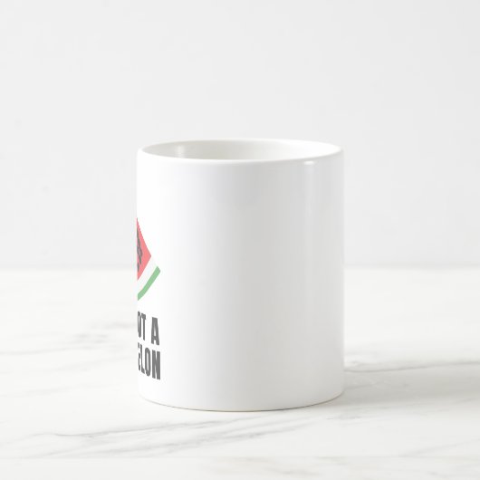 Dies ist kein Watermelon - ein palästinensischer F Kaffeetasse (Mittel)