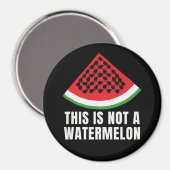 Dies ist kein Watermelon - ein palästinensischer F Magnet (Vorderseite/Rückseite)