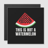 Dies ist kein Watermelon - ein palästinensischer F Magnetkarte (Vorne/Hinten)