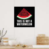 Dies ist kein Watermelon - ein palästinensischer F Poster (Küche)