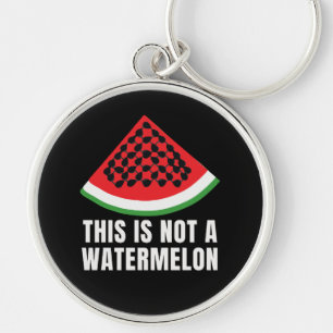 Dies ist kein Watermelon - ein palästinensischer F Schlüsselanhänger