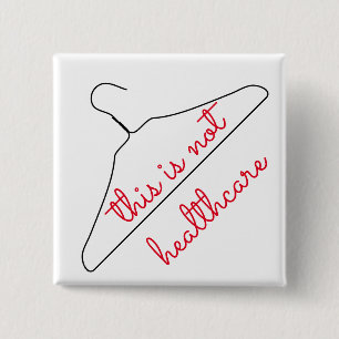 Dies ist keine Gesundheitsversorgung (Hänger). Button