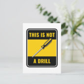 Dies ist keine Grafikkartentreiber-Postkarte Postkarte (Stehend Vorderseite)