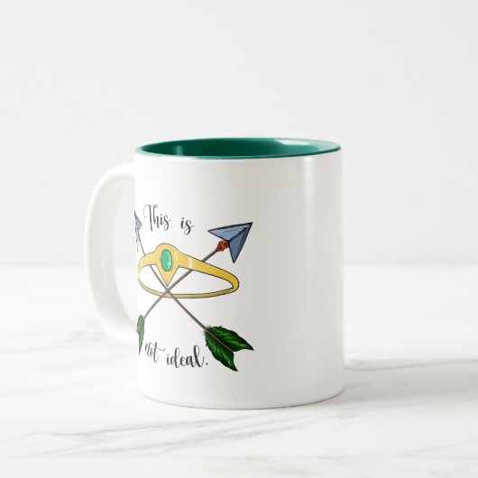 Dies ist keine ideale Tasse (Vorderseite Links)