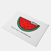 'Dies ist keine palästinensische Sammlung von Wass Fußmatte (Schrägansicht)