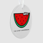 'Dies ist keine palästinensische Sammlung von Wass Ornament (Vorderseite)