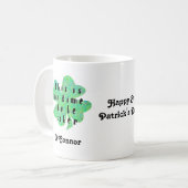 Dies ist keine Zeit, nüchtern zu sein vierblättrig Kaffeetasse (Vorderseite Links)