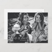 Dies ist Liebe Simple Script Foto Valentinstag Postkarte (Vorne/Hinten)