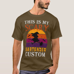 Dies ist mein Beängstigendes Barkeeper-benutzerdef T-Shirt